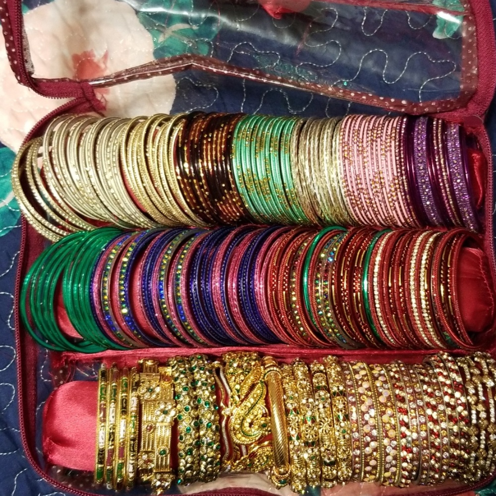 Different colors of bangles